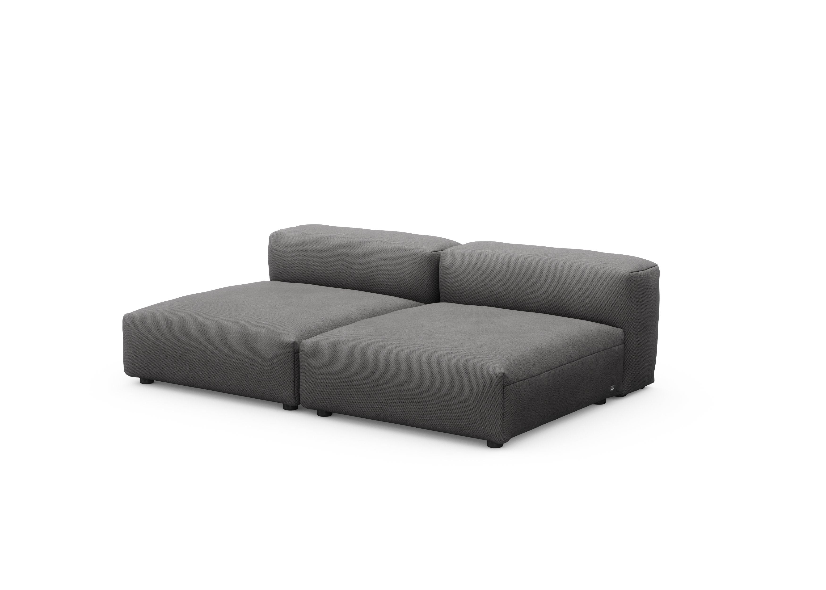 vetsak®-Two Seat Lounge Sofa L Knit dark grey