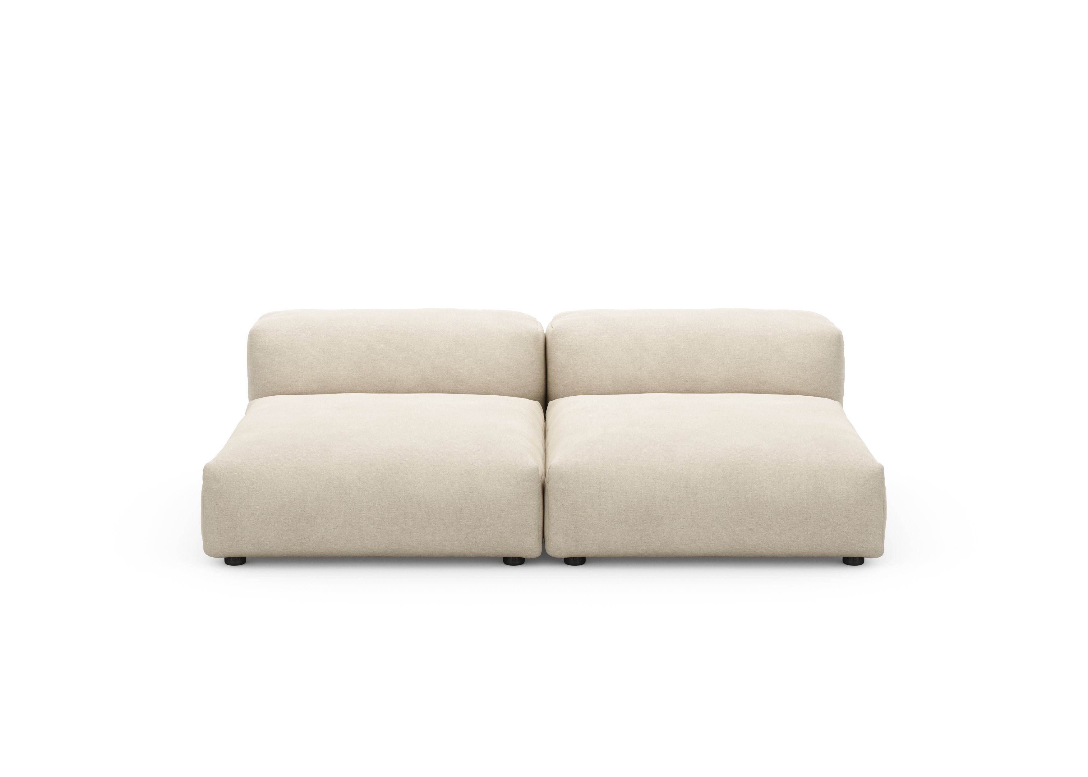vetsak®-Two Seat Lounge Sofa L Linen platinum