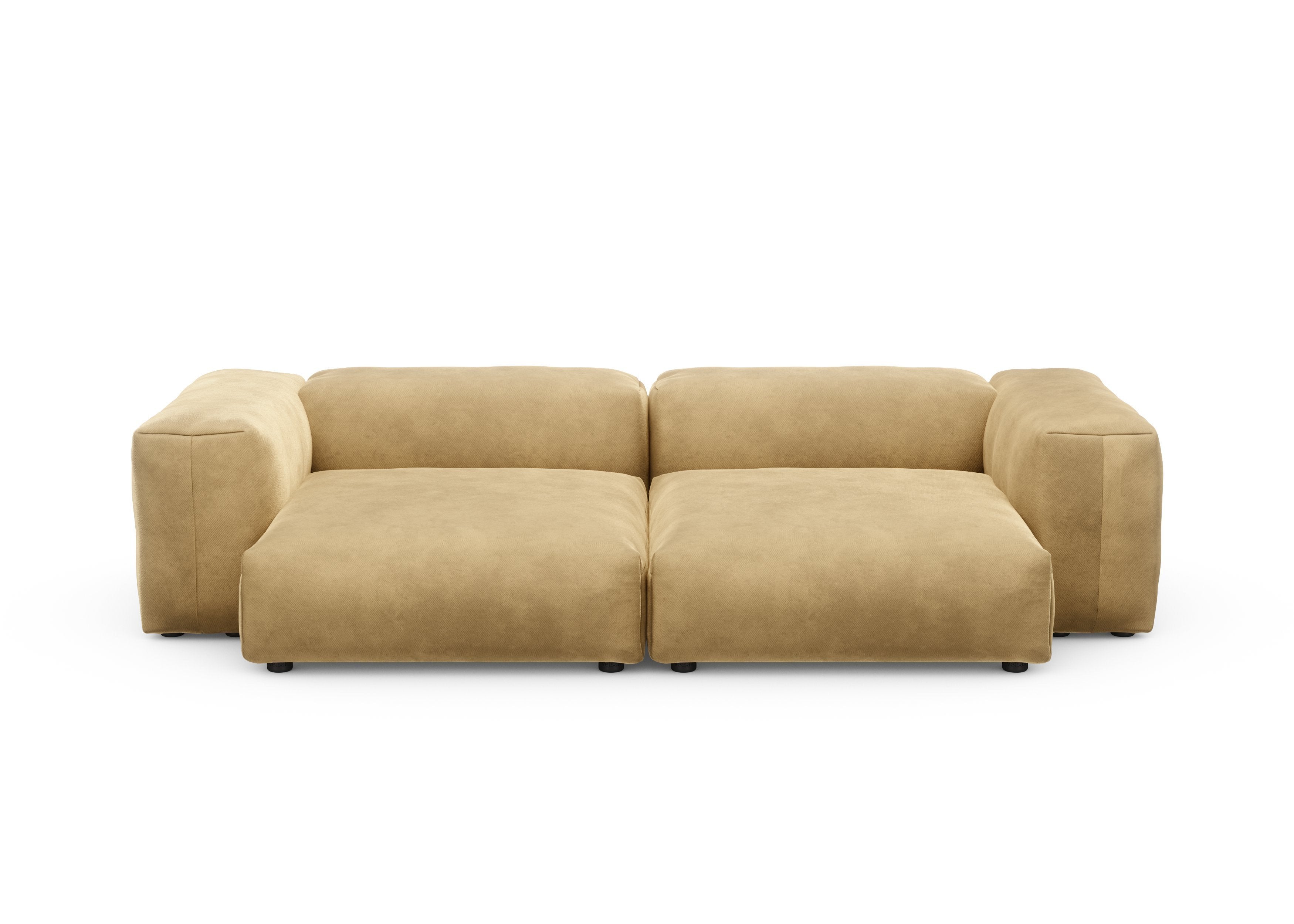 vetsak®-Two Seat Sofa L Velvet caramel