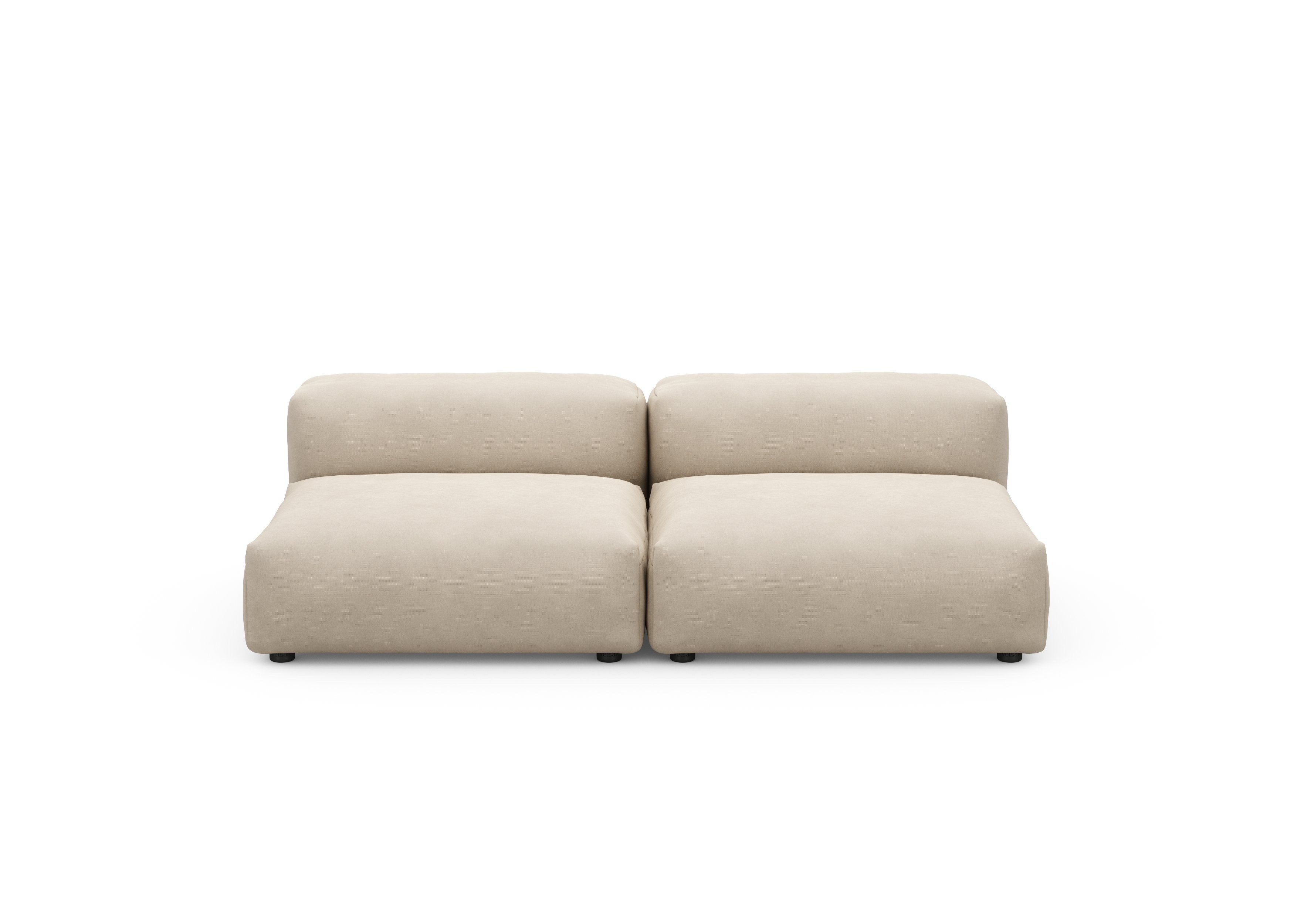 vetsak®-Two Seat Lounge Sofa M Canvas beige