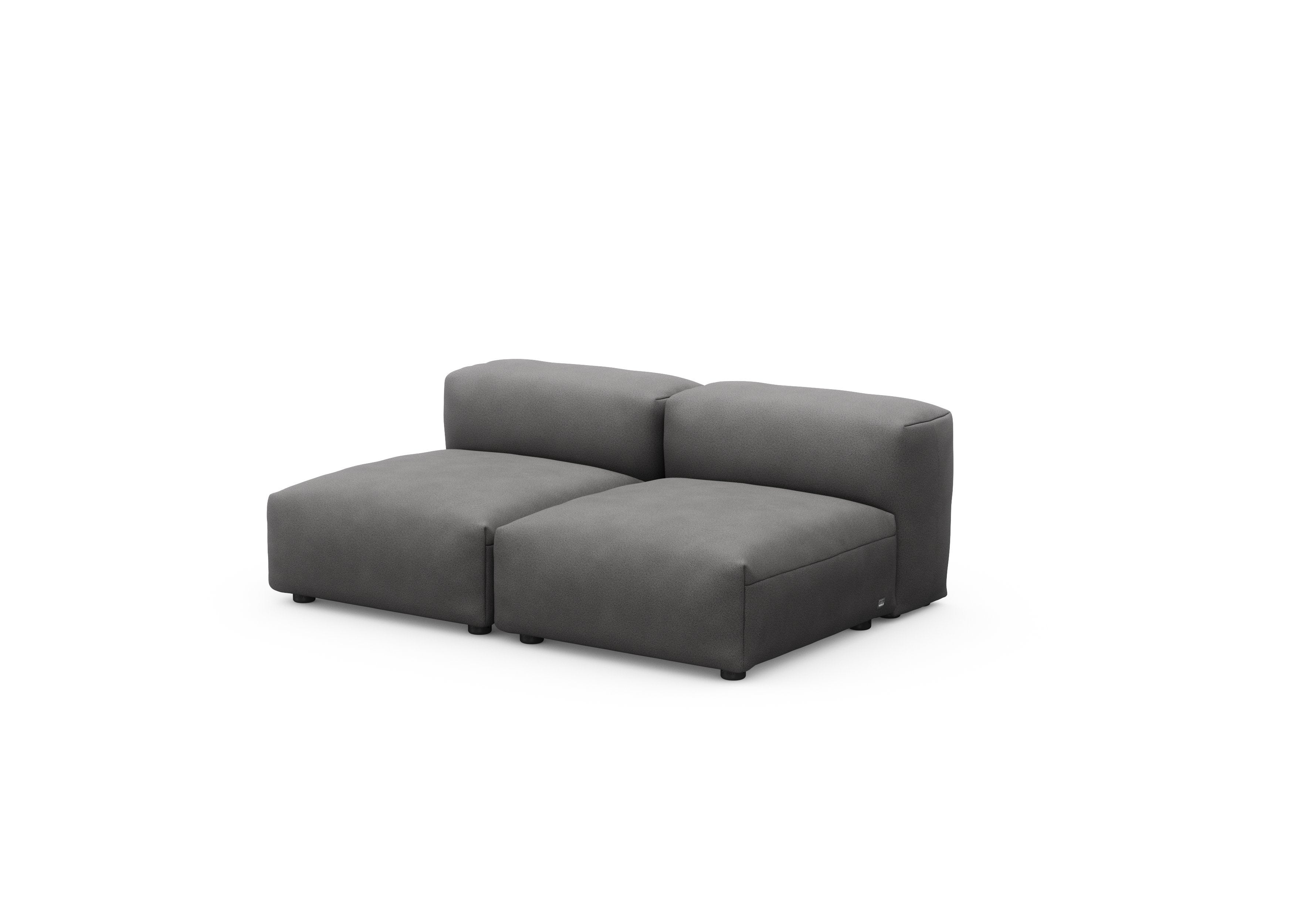 vetsak®-Two Seat Lounge Sofa S Knit dark grey